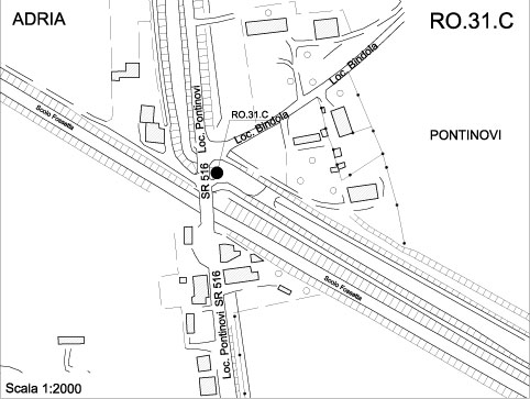 La Via Annia in Localit&agrave; Pontinovi (Totem situato in Loc. Pontinovi, SR 516)