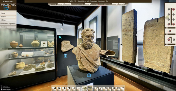 Virtual Tour nei Musei della via Annia